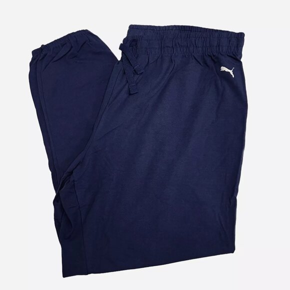 Women’s Puma Sleep Pajama Sleepwear Set 2X NEW NAVY BLUE - Picture 2 of 3